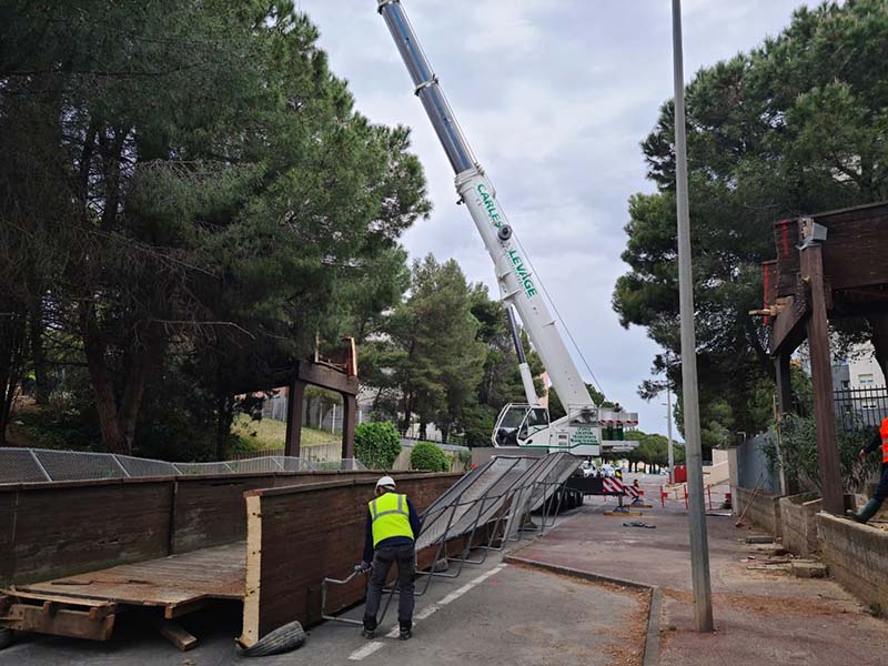 Lifting work Béziers